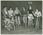 Amusements - American Jubilee - Performers - Chorus girls on bicycles
