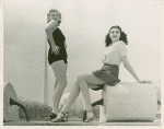 Amusements - American Jubilee - Performers - Jean Stanton and Evonne Kummer posing