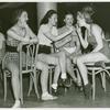 Amusements - American Jubilee - Performers - Chorus girls with cigarette