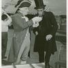 Amusements - American Jubilee - Performers - George Washington lights Abraham Lincoln's cigar