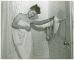 Amusements - American Jubilee - Performers - Eckhardt, Evelyn - Standing in bathtub