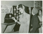 Amusements - American Jubilee - Performers - Eckhardt, Evelyn - Punching timecard