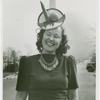 Amusements - American Jubilee - Performers - Monroe, Lucy - Wearing Trylon and Perisphere hat