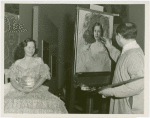 Amusements - American Jubilee - Performers - Monroe, Lucy - Having portrait painted