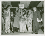 Amusements - American Jubilee - Performers - Monroe, Lucy - Being kissed by Mayor of Midway