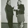 Amusements - American Jubilee - Performers - Wynn, Murray - Being presented scroll