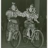Amusements - American Jubilee - Scenes - Bicycle Number - Two girls in costume on bicycles