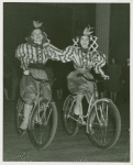 Amusements - American Jubilee - Scenes - Bicycle Number - Two girls in costume on bicycles