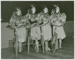 Amusements - American Jubilee - Scenes - Bicycle Number - Four girls in costume on bicycle