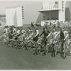 Amusements - American Jubilee - Scenes - Bicycle Number - Girls on bicycle during rehearsal