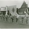 Amusements - American Jubilee - Scenes - George Washington Inauguration - Rehearsal for flag drill