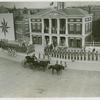 Amusements - American Jubilee - Scenes - George Washington Inauguration - Washington arrives in carriage