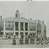 Amusements - American Jubilee - Scenes - George Washington Inauguration - Exit of foot soldiers