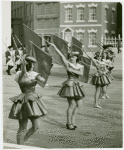 Amusements - American Jubilee - Scenes - George Washington Inauguration - Flag Drill, close-up of girls