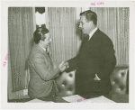Amusements - Aquacade - Billy Rose and Grover Whalen shaking hands