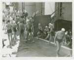Amusements - Aquacade - Performers leave pool
