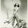Amusements - Aquacade - Holm, Eleanor - In striped swimsuit