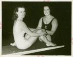 Amusements - Aquacade - Holm, Eleanor - With Gertrude Ederle