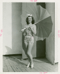 Amusements - Aquacade - Holm, Eleanor - With parasol
