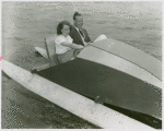 Amusements - Games and Rides - Couple in paddle boat