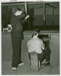 Amusements - Games and Rides - Men at Skeet-O-Range