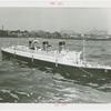 Amusements - Games and Rides - Miniature Boats - Two men in Queen Mary