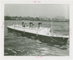 Amusements - Games and Rides - Miniature Boats - Two men in Queen Mary