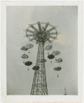 Amusements - Games and Rides - Parachute Jump - Parachutes descending