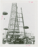 Amusements - Games and Rides - Parachute Jump - Fire drill