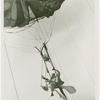 Amusements - Games and Rides - Parachute Jump - Comedy routine, man on telephone
