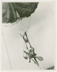 Amusements - Games and Rides - Parachute Jump - Comedy routine, man on telephone