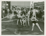 Amusements - Midway Activities - Girls in tug of war