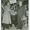 Amusements - Midway Activities - Barkers - Harold "Wandering" Smith with Harvey Gibson