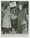 Amusements - Midway Activities - Barkers - Harold "Wandering" Smith with Harvey Gibson