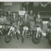 Amusements - Midway Activities - Barkers - Harold "Wandering" Smith with men and women on bikes