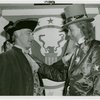 Amusements - Midway Activities - Uncle Sam - Standing with George Washington