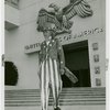 Amusements - Midway Activities - Uncle Sam - Coming out of Federal Building