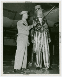 Amusements - Midway Activities - Uncle Sam - With man in uniform