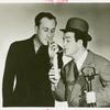 Amusements - Performers and Personalities - Bud Abbott and Lou Costello smoking