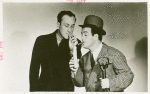 Amusements - Performers and Personalities - Bud Abbott and Lou Costello smoking