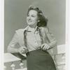 Amusements - Performers and Personalities - Constance Moore with scarf