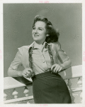 Amusements - Performers and Personalities - Constance Moore with scarf