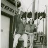 Amusements - Performers and Personalities - Jimmie Ellison and wife riding Parachute Jump
