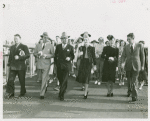 Amusements - Performers and Personalities - Charles Boyer, Norma Shearer and George Raft with others