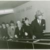 Amusements - Performers and Personalities - Charles Boyer, Norma Shearer and George Raft with others