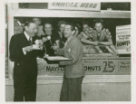 Amusements - Performers and Personalities - Willie and Eugene Howard at Mayflower Donuts