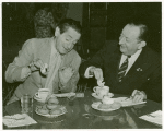 Amusements - Performers and Personalities - Willie and Eugene Howard at Mayflower Donuts