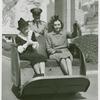 Amusements - Performers and Personalities - Marguerite Clark and Zasu Pitts in American Express push chair