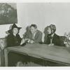 Amusements - Performers and Personalities - Elsa Lancaster, Charles Laughton and Ruth Gordon at Polish Pavilion