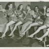 Amusements - Performers and Personalities - Henry Armstrong with dancers at Gay New Orleans